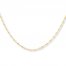 Singapore Chain Necklace 10K Yellow Gold 30" Length