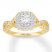 Neil Lane Engagement Ring 7/8 ct tw Diamonds 14K Yellow Gold