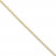 Men's Open Box Chain Necklace 10K Yellow Gold 22"