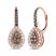 Le Vian Diamond Dangle Earrings 3/4 ct tw 14K Strawberry Gold
