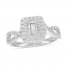 Neil Lane Diamond Engagement Ring 3/4 ct tw 14K White Gold