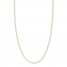 Adjustable 22" Sparkling Chain 14K Yellow Gold Appx. 1.15mm