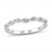 Diamond Wedding Band 1/20 ct tw Round-cut 10K White Gold