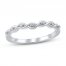 Diamond Wedding Band 1/20 ct tw Round-cut 10K White Gold