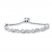 Diamond Infinity Bolo Bracelet 1/2 ct tw Sterling Silver