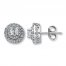 Diamond Earrings 1 ct tw Round-Cut 14K White Gold