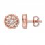 Emmy London Diamond Earrings 1/4 ct tw 10K Rose Gold