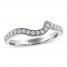 Adrianna Papell Diamond Wedding Band 1/4 ct tw Round-cut 14K White Gold