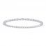 Diamond Bangle 1/5 ct tw Round-cut Sterling Silver