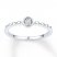 Diamond Ring 1/20 Carat 10K White Gold