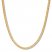 Men's Wheat Chain Necklace 10K Yellow Gold 24" Length