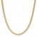 Men's Wheat Chain Necklace 10K Yellow Gold 24" Length