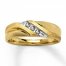 Previously Owned Band 1/10 ct tw Diamonds 10K Yellow Gold