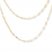 Double-Strand Singapore Chain Necklace 14K Yellow Gold