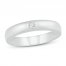 Diamond Anniversary Ring 1/20 ct tw Round-cut 10K White Gold