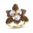 Le Vian Multi-Stone Leaf Ring 14K Honey Gold