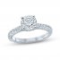 Monique Lhuillier Bliss Diamond Engagement Ring 1 7/8 ct tw Round-cut 18K White Gold