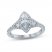 Monique Lhuillier Bliss Diamond Engagement Ring 1-1/2 ct tw Marquise, Pie & Round-Cut 18K White Gold