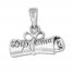 Diploma Charm Sterling Silver