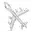 Airplane Charm Sterling Silver