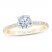 First Light Diamond Engagement Ring 5/8 ct tw Round-cut 14K Yellow Gold