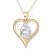 Mother & Child Necklace Diamond Accent 10K Yellow Gold