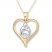Mother & Child Necklace Diamond Accent 10K Yellow Gold