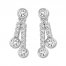 Ever Us Diamond Earrings 5/8 ct tw Round-cut 14K White Gold