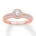 Diamond Engagement Ring 5/8 ct tw Round-cut 14K Rose Gold