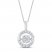 Unstoppable Love Diamond Necklace 1/4 ct tw 10K White Gold 19"