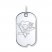 NHL Pittsburgh Penguins Dog Tag Sterling Silver