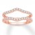 Diamond Enhancer Ring 1/2 ct tw Round-cut 14K Rose Gold