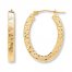 Hoop Earrings 10K Yellow Gold