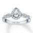 Neil Lane Engagement Ring 3/4 ct tw Diamonds 14K White Gold