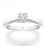 Tolkowsky Solitaire Ring 1/3 ct Round Diamond 14K White Gold