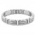 Men's Diamond Bracelet 1/4 ct tw Round-cut Stainless Steel