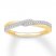 Diamond Anniversary Band 1/8 ct tw Round-cut 10K Two-Tone Gold