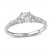 Diamond Engagement Ring 3/4 ct tw 14K White Gold