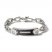 Bulova Men's ID Diamond Bracelet 1/15 ct tw Stainless Steel 8.5"