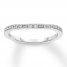 Diamond Wedding Band 1/20 ct tw 14K White Gold