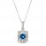 Le Vian Sapphire Necklace 1/4 ct tw 14K Vanilla Gold 18"