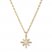 Diamond Star Necklace 1/4 Carat Round-cut 10K Yellow Gold