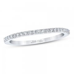 First Light Diamond Wedding Band 1/8 ct tw 14K White Gold