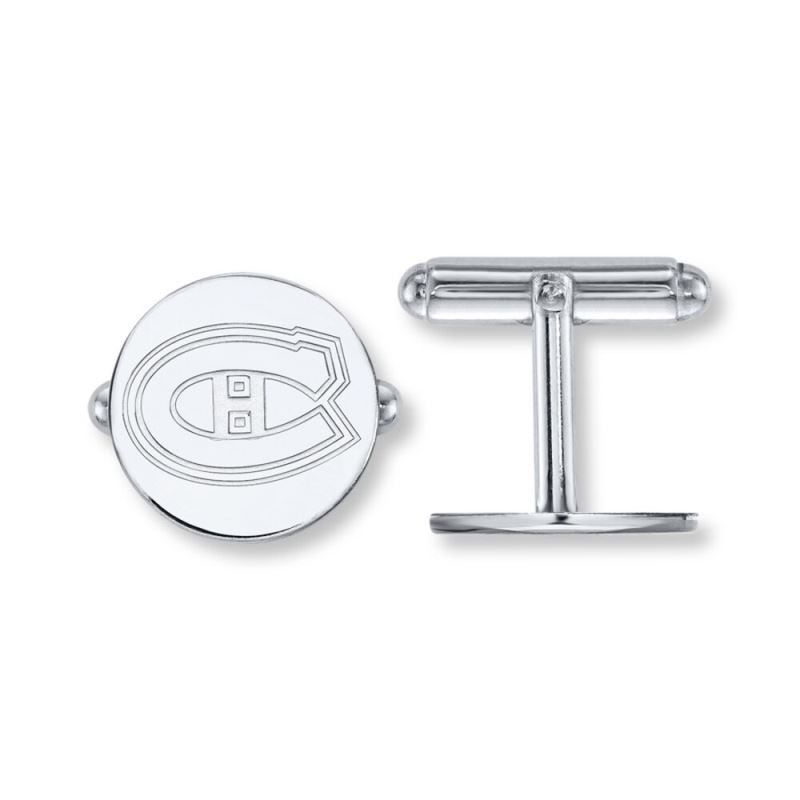NHL Montreal Canadiens Cufflinks Sterling Silver